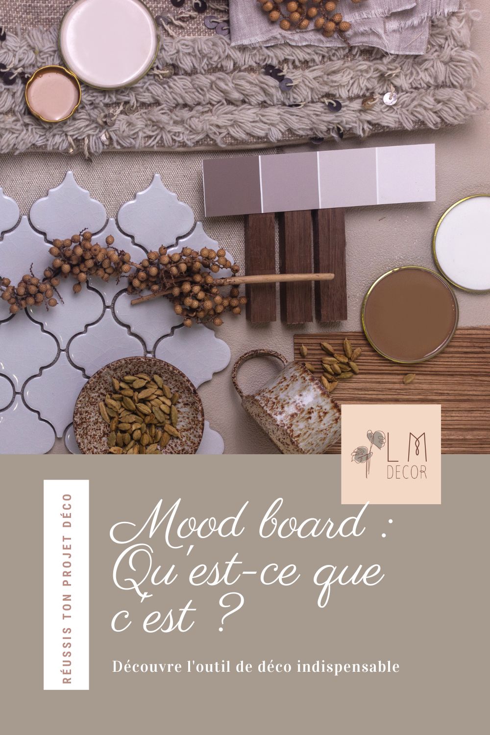 Tu te demandes ce qu'est un mood board ? Dans cet article, je te dis tout sur l'outil indispensable pour tout projet déco réussi !