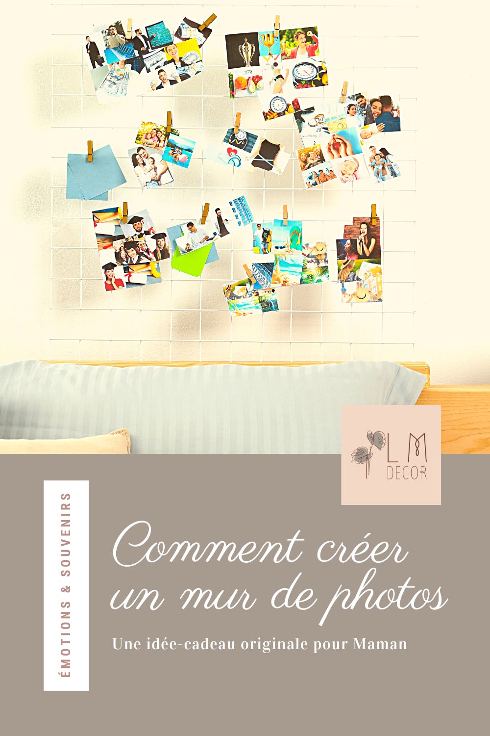 À la recherche d'une idée-cadeau originale pour la fête des mères ? Pourquoi pas un mur de photos ? Partage des souvenirs et de l'amour avec une décoration unique.